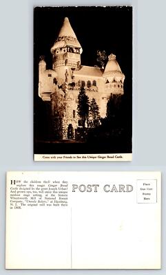 Unique Ginger Bread Castle Postcard Vintage Joseph Urban Design Art Card