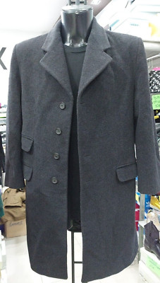 WOLLMISCHMANTEL Conbipel gebraucht Herren Man grau Gr. M PGC353PI