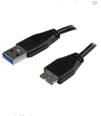 StarTech 6' Slim Micro USB 3.0 Cable, 26/32 AWG #USB3AUB2MS