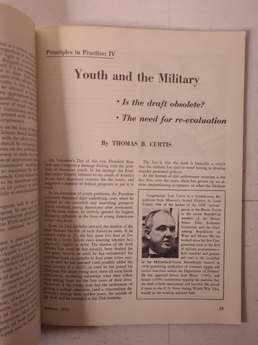 Rare ADVANCE A Journal For Political Thought (Summer 1963) William Butler, More - Imagen 4 de 6