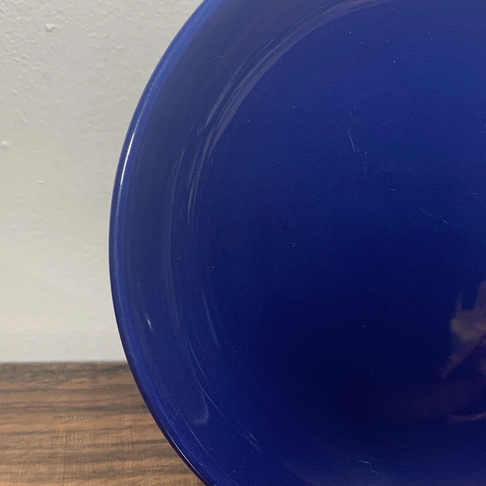 Waechtersbach Royal Blue 5.9 Fun Factory ?? Salad Plates Germany 7.75" Diameter - Image 3 of 4