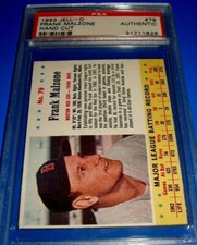 1963 JELL-O  #79 FRANK MALZONE  psa a  BOSTON RED SOX (826) Jello