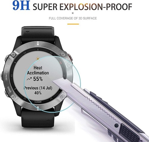 3 x For Garmin Fenix 7 Watch Tempered Glass Screen Protector Cover - 第 12/14 張圖片