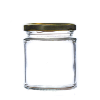 Runde Glas Marmeladen Gläser 190ml 8oz und Deckel Konserviert Chutney Honig Pickle Deluxe
