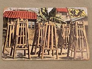 Antique Postcard - Chinese Death Cages, Canton, Early 1906 Posted
