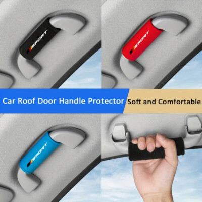 2-Pack Silicone Door Handle Covers - Baby Proofing, Anti-Collision Protector For Door Knobs (Black) - View #10