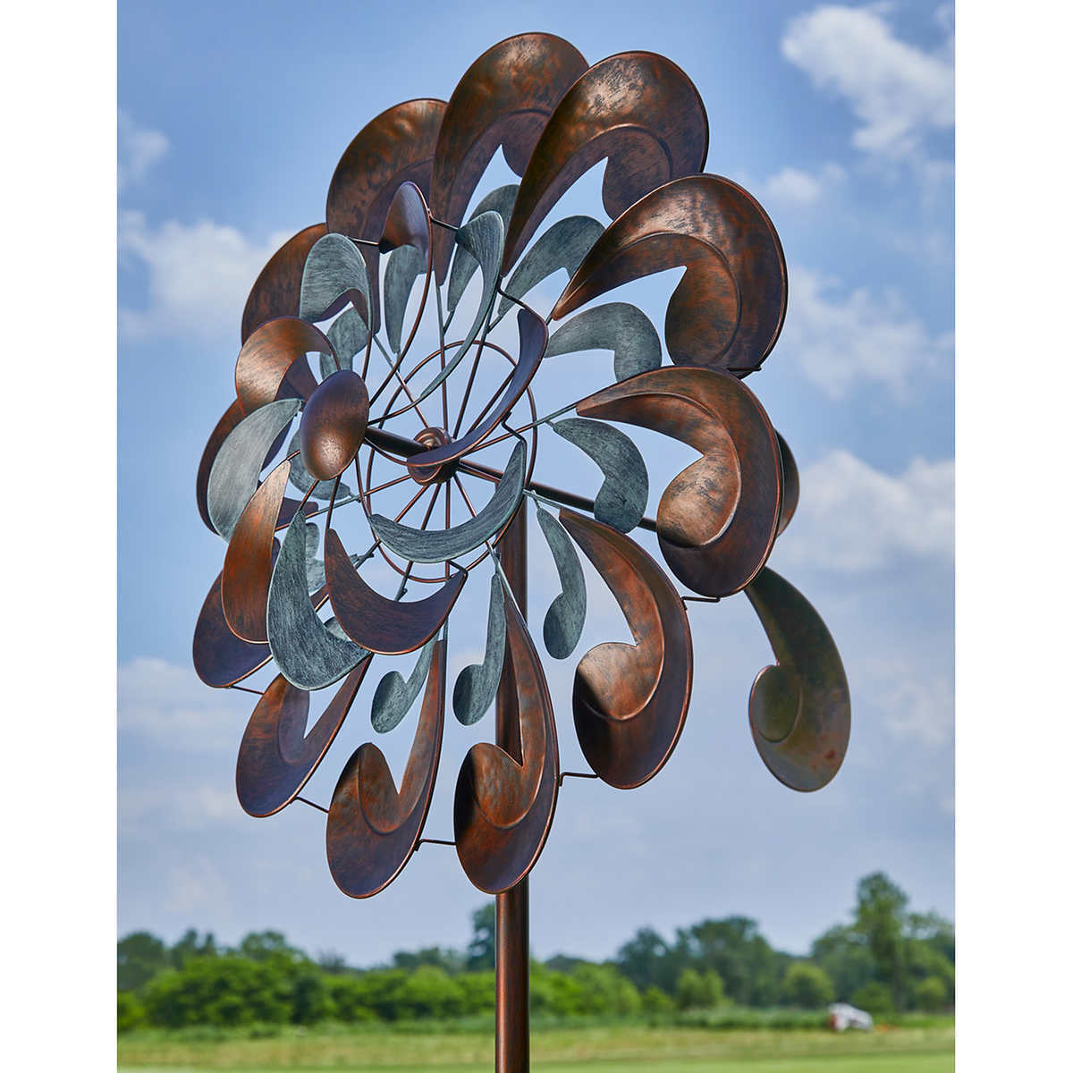 Style Craft, Large Steel Yard Outdoor Garden Two-Tone 3D Style Craft, Large Steel Yard Outdoor Garden Two-Tone 3D