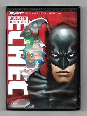 COFFRET 2 DVD / LA LIGUE DES JUSTICIERS - ECHEC / DC MARVEL COMME NEUF
