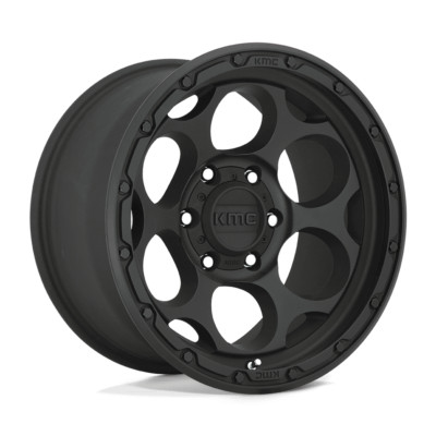 1 17 Inch Black Wheel Rim KMC KM541 Dirty Harry 17x8.5 0 5x5 Lug KM54178550700