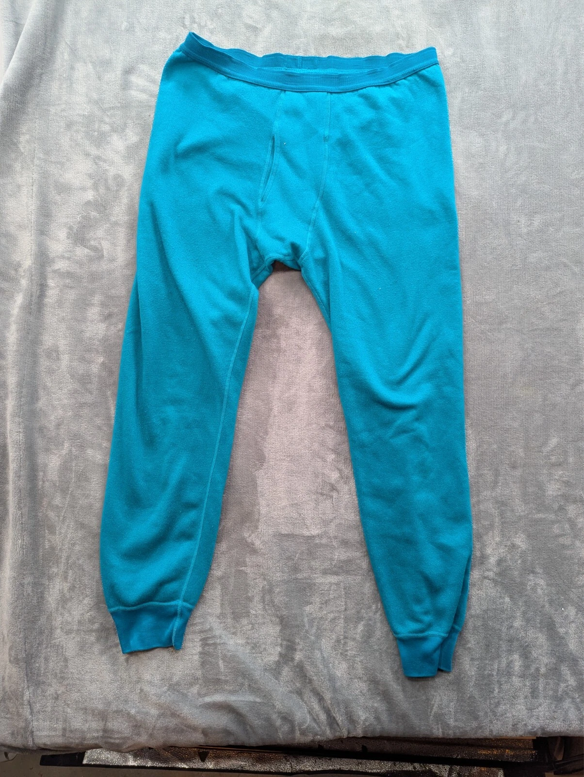 Patagonia Vintage Teal Men's Base Layer Pants Size Large USA VTG 35 Inch Waist