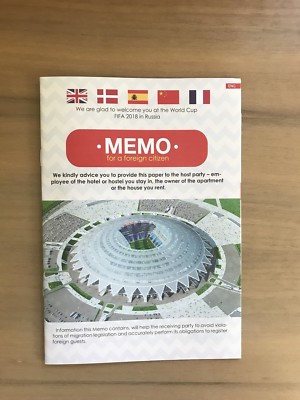 Programm Stadion Guide Samara FIFA World Cup WM Russland Russia 2018