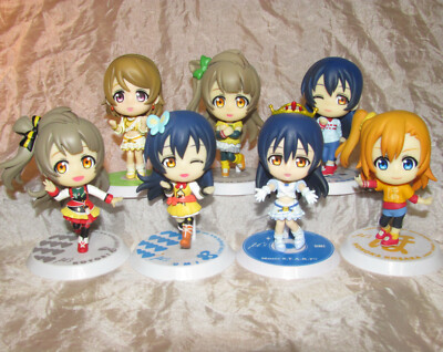 Chibi Kyun Chara Figur Set zum Anime Love Live!, Japan, BANPRESTO,7Stück, 6,5cm