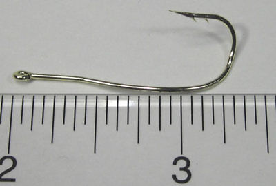 100 Eagle Claw Aberdeen Hooks LT022BEF 5 Sizes Double Barb Auto Rotating Shank