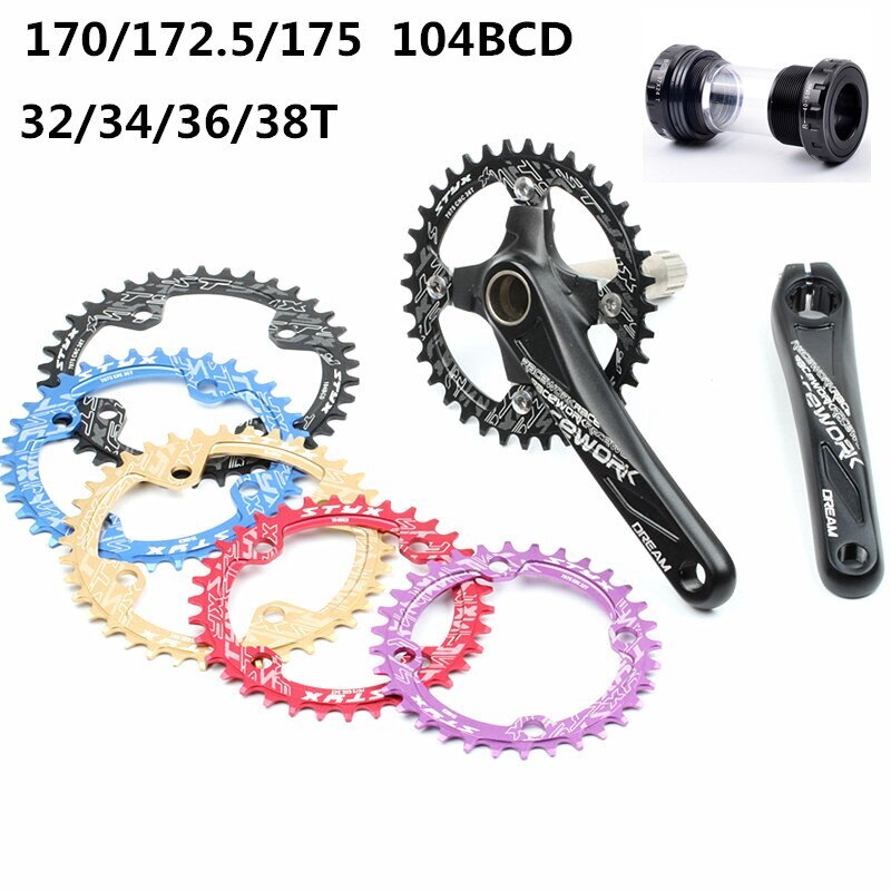 Bottom Bracket Racework Dream Crankset RACEWORK DREAM MTB Bicycle