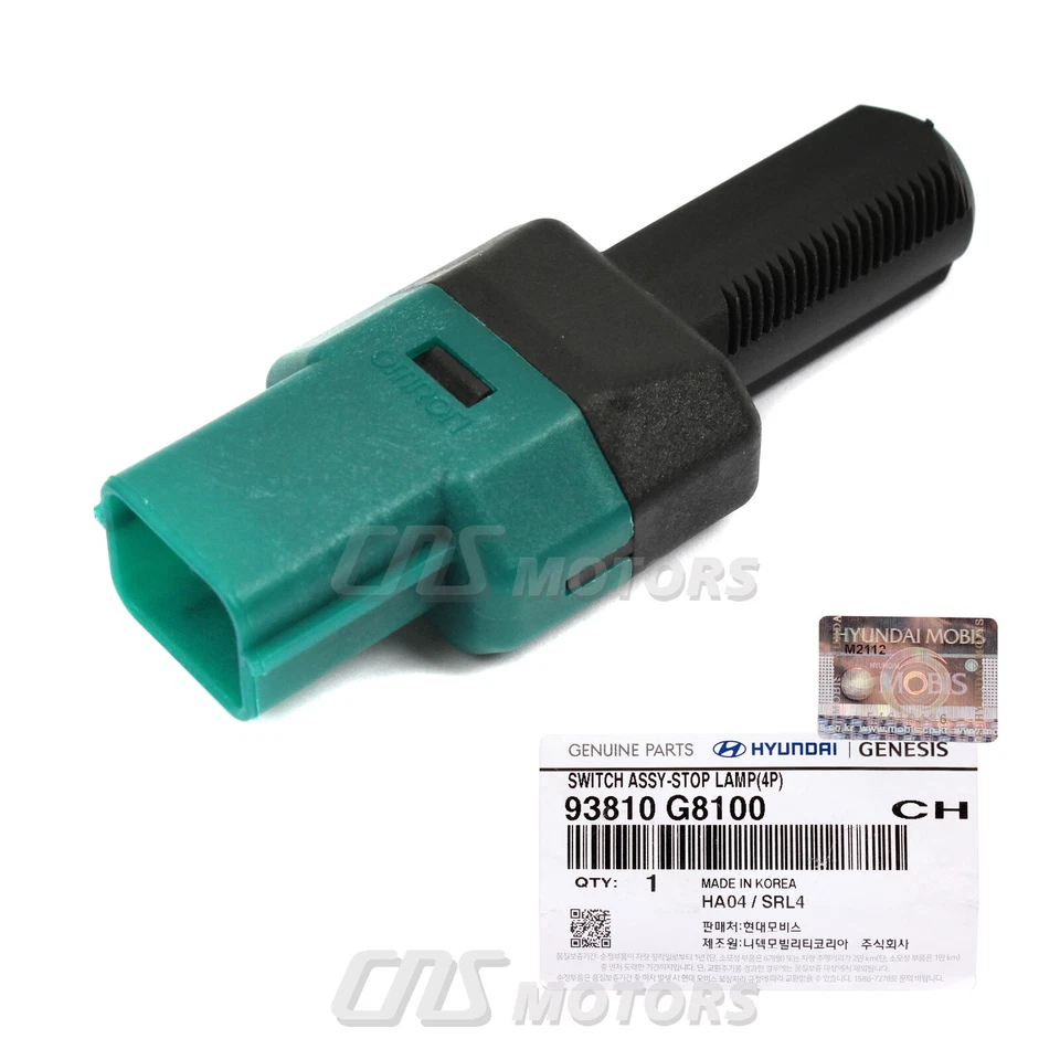 ⭐GENUINE⭐ Brake Stop Lamp Switch for 2018-2024 Genesis Hyundai Kia 93810G8100 - Изображение 3 из 4
