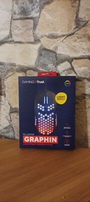 Trust Gaming GXT 960 Graphin Leichte RGB Beleuchtet Maus 10.000 DPI PC Mouse