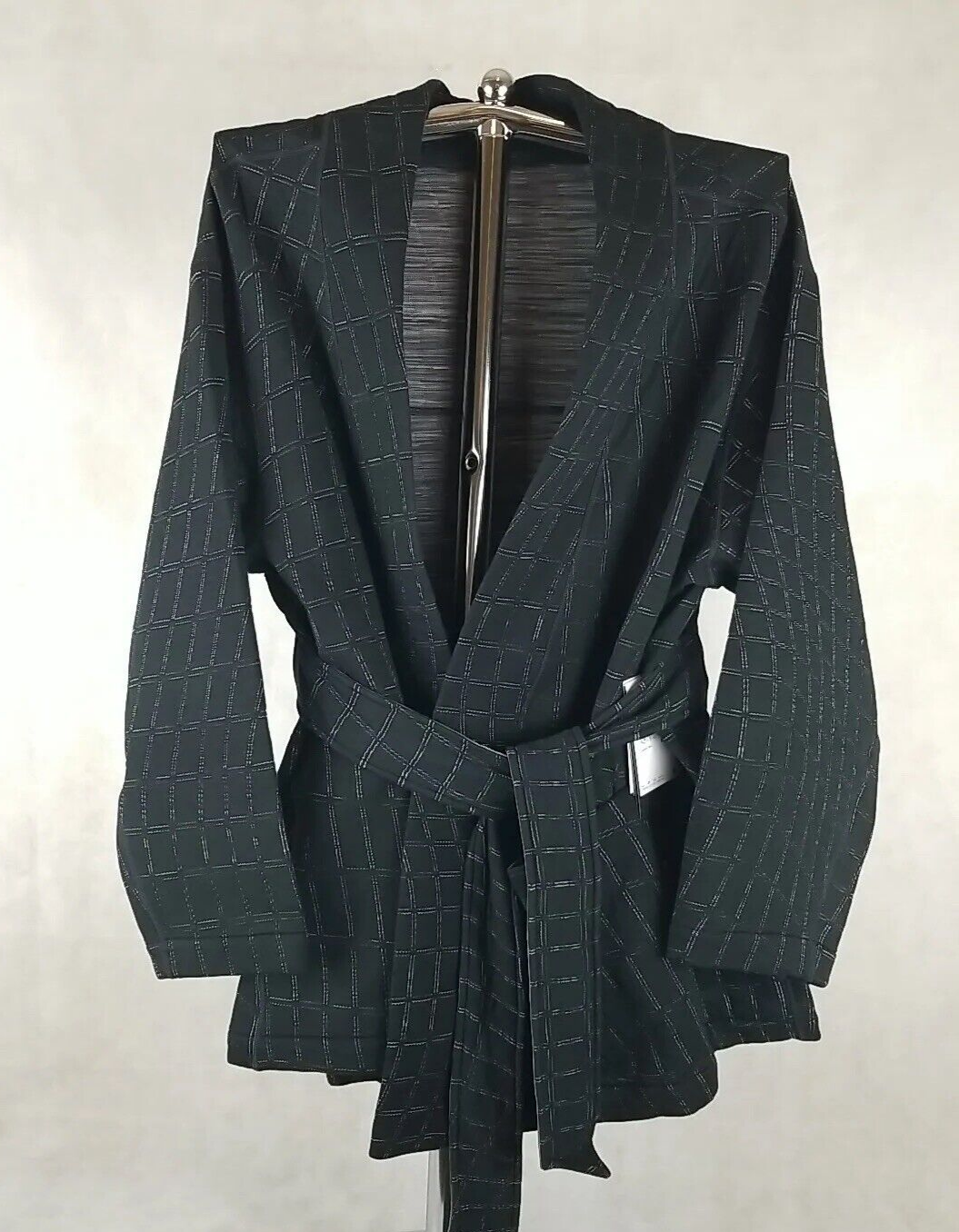 SACAI X NIKE Giacca Nike Yoga Therma FIT Luxe donna jacquard tempo libero nera taglia 1X nuova con etichette