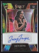 2022 Panini Select WWE #SN-JJN Jacy Jayne Signature Auto Tie-Dye Prizm /25