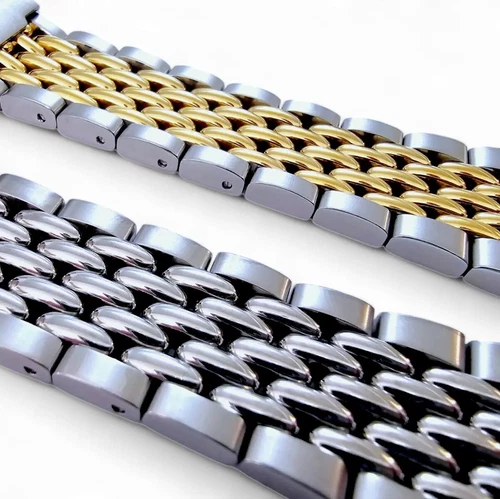 Cinturino Orologio Perline Di Riso Cinturino Acciaio Inox - Foto 7