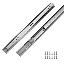 1 Pair Heavy Duty Drawer Slides 22 inch Soft Close Ball Bearing Drawer Slides...