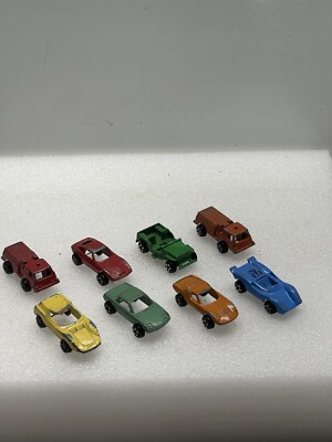 Vintage Playart Lot (8) Die-cast Cars Trucks 1970s 7333 (2) 7320