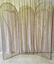 Wedding Backdrop Screens, 3 Floral Backdrop Screens, Decor Wicker For Weddings 
