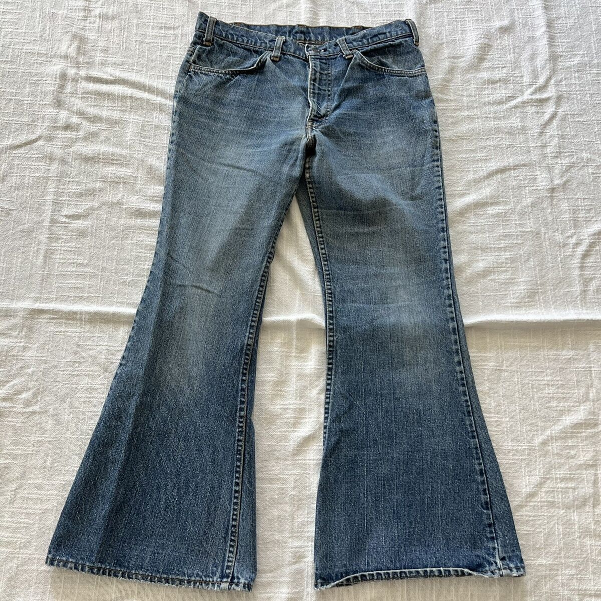 Vintage LEVIS 684 Orange Tab Bell Bottoms Zipper Big Bells Vintage LEVIS 684 Orange Tab Bell Bottoms Zipper Big Bells