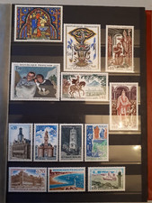 timbres France : 1966 YT n° 1492 à 1497 et 1499 à 1506  NEUF **