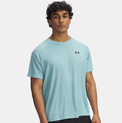 Under armour Tech T-Shirt Kurzarm Herren CELESTE Original 1382796 494