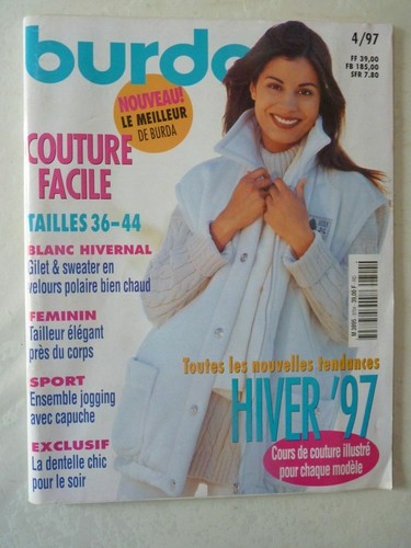 Magazine Burda Couture Facile - Numéro 4 Hiver 1993 - Mode Et Lingerie - Occasion
