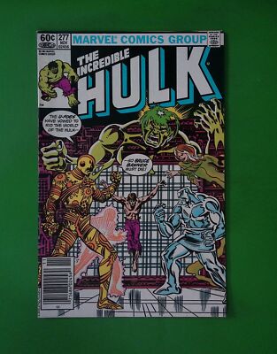 Incredible Hulk #277 Vol. 1 1982 Marvel Comics Newsstand Mid Grade H98-108