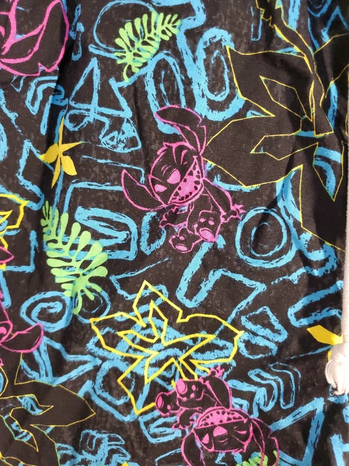 Мужские синие черные цветные анимационные шорты Disney Stitch размер XS - Изображение 3 из 4