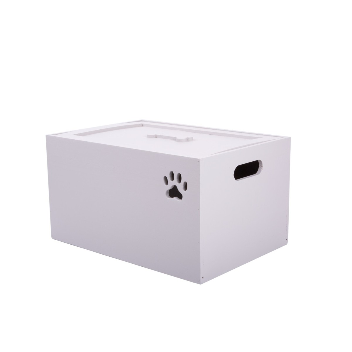Pet Wooden Toys Storage Box With Lid Dog Wooden Crates Gift