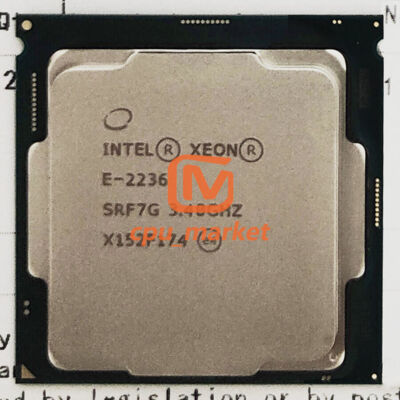 Intel Xeon E-2236 3.4~4.8GHz 6 Cores 12MB 80W LGA1151 CPU