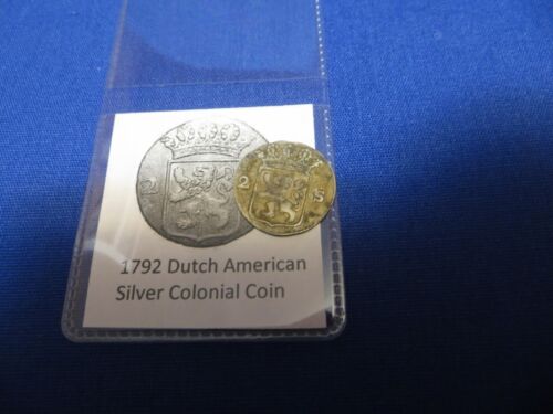 1792   Silver Early American Colonial Coin Before US Minted Coins FREE SHIPPING - Afbeelding 1 van 5
