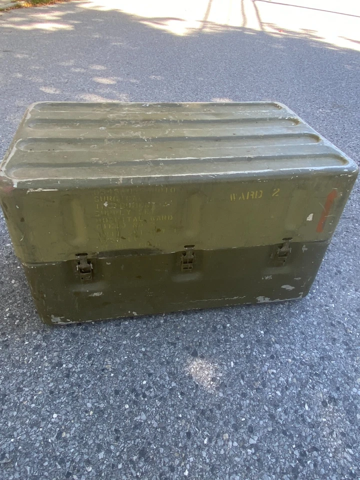 31x18x18 ALUMINUM Military Medical Supply Box Case Storage Survival Medchest - Image 3 of 4