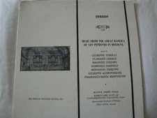 MUSIC FROM THE GREAT BASILICA OF SAN PETRONIO IN BOLOGNA VINYL LP VARIOUS ARTIST