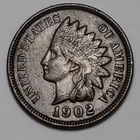 #10 About Uncirculated Nicer Low Mintage 1902 Indian Head Cent