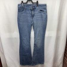 Wrangler Retro Jeans Womens 9x34 Blue High Rise Flare 75 Year Edition Super Cute