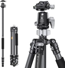 K F CONCEPT 68in Carbon Fiber Camera Tripod Photography Tripod w/ 30mm Ball Head