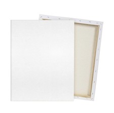 Blank Artist Canvas Art Board Plain Painting Stretched White 40x50cm  (2 pack)