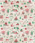 Hallmark Holiday Toile Home Town Christmas Throw Blanket New 2025
