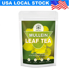 50 Days Mullein Leaf Tea Bags - Lung Cleanse Detox Herbal Enhance Immunity