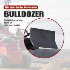 HUAYEE FREE SHIP Bull Dozer attachment skid steer loader attachments