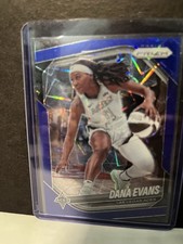 2024 Panini Prizm WNBA Dana Evans Blue Velocity Prizm #72 Chicago Sky