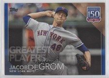 2019 Topps Update 150 Years of Professional Baseball Blue Jacob deGrom 4pn