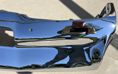 X OLDSMOBILE EIGHTY-EIGHT 88 NEW TRIPLE PLATED CHROME FRONT BUMPER