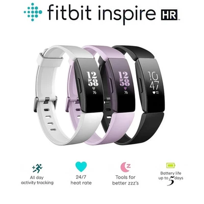 BRANDED Fitbit Inspire HR Fitness Health Smartwatch Heart Rate Monitor Activity Tracker