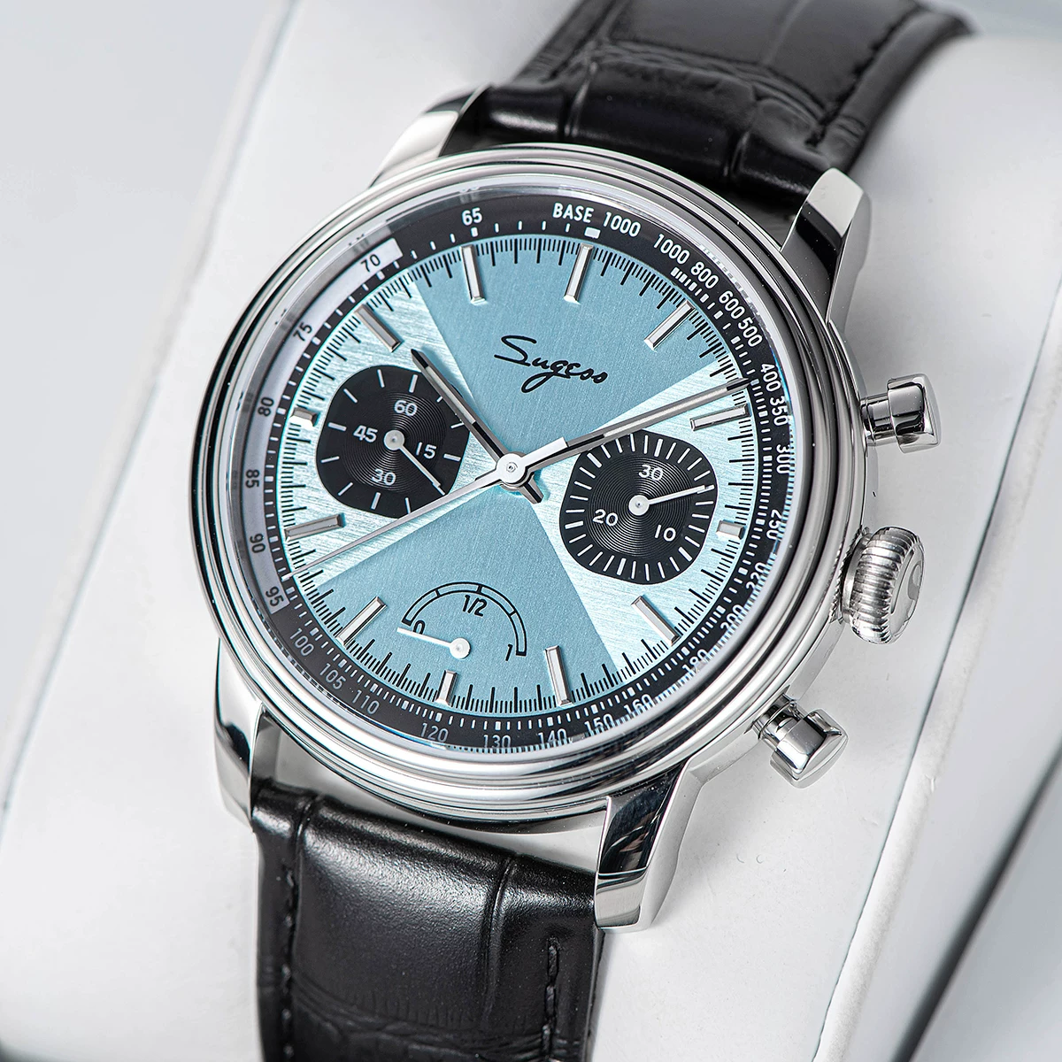 SEAGULL 1963 Mens Watch Sugess S438 ST1906 Sapphire Chrono