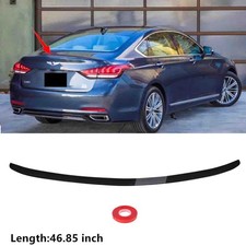 119cm46.85 For Genesis G80 2017-20 Universal Trim Rear Trunk Lip Spoiler Wing 119cm46.85 For Genesis G80 2017-20 Universal Trim Rear Trunk Lip Spoiler Wing